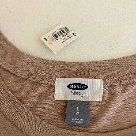 Old Navy Tank Top Women's Large Brown Sleeveless Crew Neck Solid Casual NWT - Picture 6 of 8